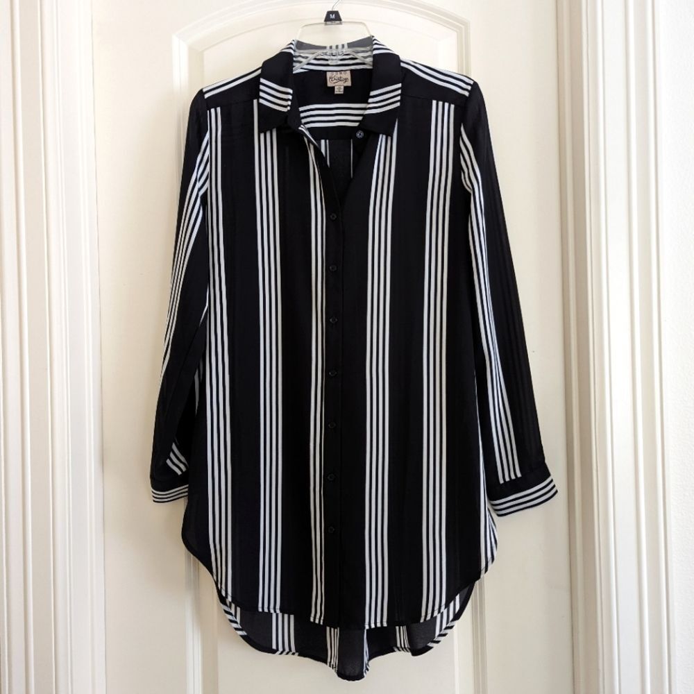 Como Vintage Long Tunic/Shirt Dress, XS